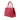 Red Prada Saffiano Cuir Turnlock Twin Satchel