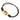 Brown Louis Vuitton Monogram LV Padlock Bracelet 17
