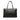 Black Chanel CC Crinkled Calfskin Chain Shopping Tote