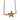 Gold Chanel CC Gold Plated Enamel Coco Star Pendant Necklace