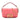 Pink Fendi Mini Zucca Embossed Leather Baguette Satchel