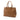 Brown Prada Medium Soft Calf Galleria Double Zip Tote Satchel