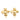 Gold Chanel Gold Plated CC Cross Clip on Earrings - Designer Revival