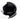 Black Prada Satin Crystal Round Chain Crossbody