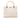 Brown Gucci GG Canvas Bamboo Satchel