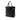 Black Gucci Embossed Studded Leather Horsebit Tote
