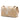 Beige Chanel Medium Classic Embroidered Canvas Double Flap Shoulder Bag
