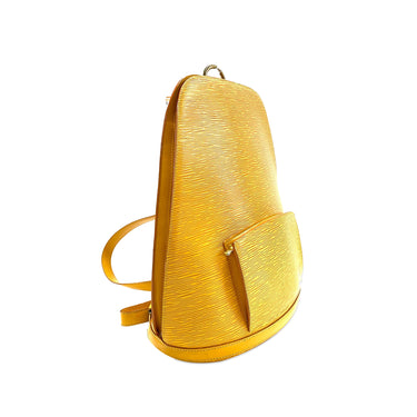 Yellow Louis Vuitton Epi Gobelins Backpack - Designer Revival