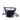 Black Chanel Small PVC and Crumpled Calfskin Camellia Coco Bucket Bag
