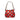 Red Prada Vitello Daino Grommet Handbag