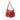 Red Prada Vitello Daino Grommet Handbag