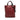 Red Bottega Veneta Bicolor Nappa Intrecciato Vertical Convertible Satchel