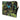 Black Gucci Calfskin Tropical Print Clutch