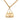 Gold Dior Gold Plated CD Logo Bag Pendant Necklace