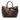 Brown Louis Vuitton Damier Ebene Siena MM Satchel