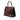 Red Prada Bicolor Soft Calf Double Turnlock Satchel