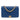 Blue Chanel Quilted Caviar Boy Wallet on Chain Crossbody Bag