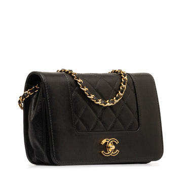 Black Chanel Mademoiselle Wallet On Chain Crossbody Bag