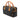 Black Saint Laurent PVC Boston Bag