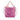 Magenta Chanel Mini Shiny Calfskin 22 Handbag Satchel