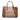 Beige Prada Medium Bicolor Saffiano Lux Galleria Double Zip Satchel