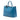 Blue Prada Large Saffiano Cuir Double Satchel