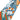 Blue Hermès Les Nouveaux Amoureux de Paris Silk Twilly Scarf Scarves