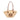 Beige LOEWE Paulas Ibiza Small Anagram Raffia Tote