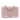 Pink Chanel Calfskin Crystal Studded Boy Wallet on Chain Crossbody Bag