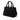 Black Prada Small Canvas Canapa Logo Satchel