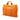 Orange Hermès Canvas Fourre Tout MM Tote Bag
