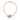 Gold Dior Logo Charm Bracelet