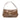 Brown Fendi Zucchino Crystal Double Flap Shoulder Bag