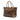 Brown Gucci Metallic Guccissima Heart Bit Tote