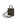 Black Fendi Mini Pequin Coated Canvas Convertible Backpack