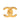Gold Chanel CC Gold Plated Turn Lock Brooch