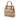 Beige Burberry Haymarket Check Coated Canvas Tote