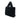 Black Prada Spugna Terry Cloth Logo Tote