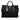 Black Prada Vitello Daino Trimmed Tessuto Satchel