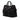 Black Prada Vitello Daino Trimmed Tessuto Satchel