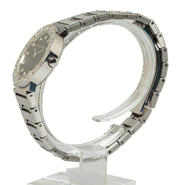 Silver Bvlgari Quartz Stainless Steel Bvlgari Bvlgari Diamond Watch - Designer Revival