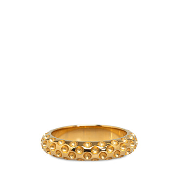 Gold Hermès Dots Scarf Ring