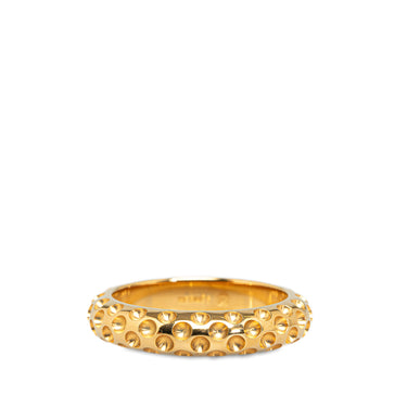 Gold Hermès Dots Scarf Ring - Designer Revival