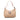 Beige Fendi Zucchino Canvas Shoulder Bag