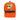 Orange Fendi Neoprene Pineapple Backpack