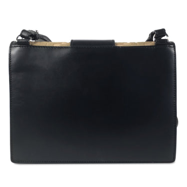 Black Fendi FF 1974 Flat Baguette Crossbody Bag - Designer Revival