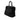 Black Prada Tessuto Ruffle Tote