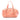 Pink LOEWE Embossed Leather Anagram Boston Bag