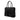 Black Prada Saffiano Trimmed Tessuto Business Bag