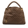 Brown Louis Vuitton Monogram Empreinte Artsy MM Hobo Bag - Designer Revival